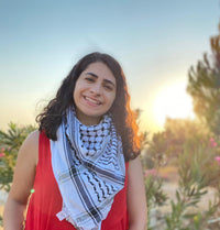 Traditional Hirbawi Keffiyeh (Black/White)